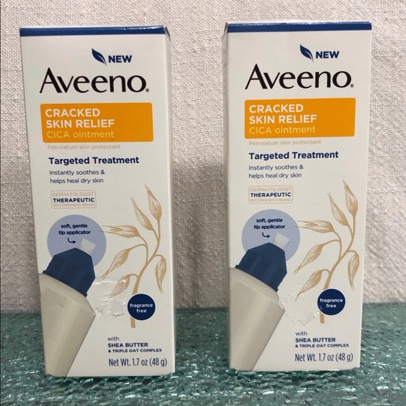 aveeno cracked skin relief
